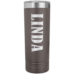 Linda v02 - 22oz Insulated Skinny Tumbler