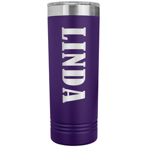 Linda v02 - 22oz Insulated Skinny Tumbler