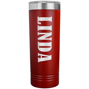 Linda v02 - 22oz Insulated Skinny Tumbler