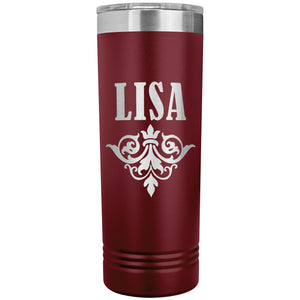 Lisa v01 - 22oz Insulated Skinny Tumbler