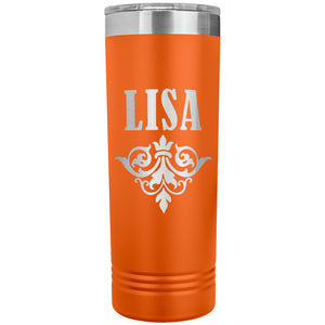 Lisa v01 - 22oz Insulated Skinny Tumbler