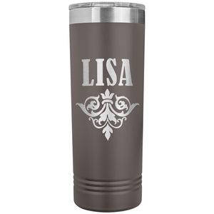 Lisa v01 - 22oz Insulated Skinny Tumbler
