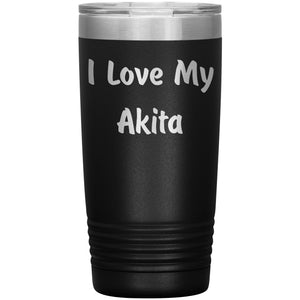 Love My Akita v4 - 20oz Insulated Tumbler