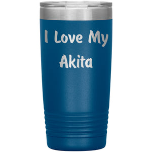 Love My Akita v4 - 20oz Insulated Tumbler