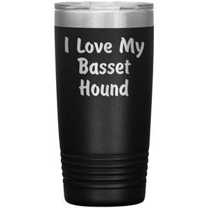 Love My Basset Hound v4 - 20oz Insulated Tumbler