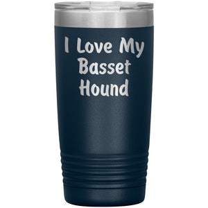 Love My Basset Hound v4 - 20oz Insulated Tumbler