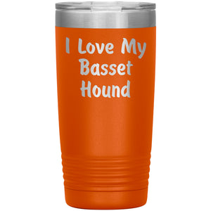 Love My Basset Hound v4 - 20oz Insulated Tumbler