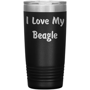 Love My Beagle v4 - 20oz Insulated Tumbler