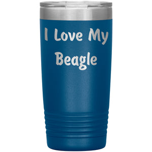 Love My Beagle v4 - 20oz Insulated Tumbler