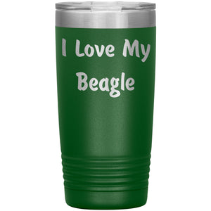 Love My Beagle v4 - 20oz Insulated Tumbler