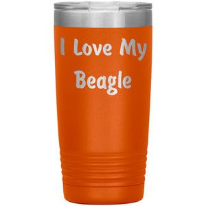 Love My Beagle v4 - 20oz Insulated Tumbler