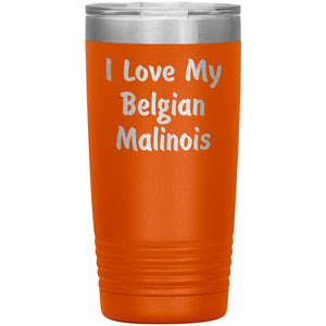 Love My Belgian Malinois v4 - 20oz Insulated Tumbler