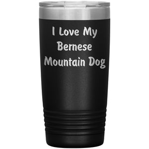 Love My Bernese Mountain Dog v4 - 20oz Insulated Tumbler