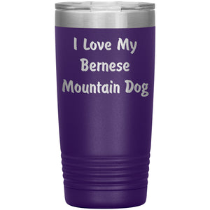 Love My Bernese Mountain Dog v4 - 20oz Insulated Tumbler
