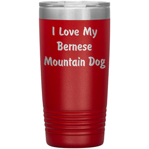 Love My Bernese Mountain Dog v4 - 20oz Insulated Tumbler