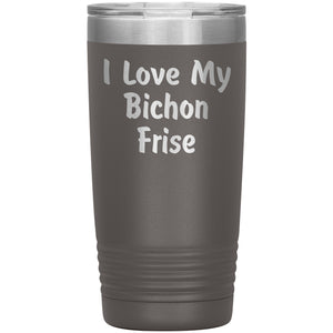 Love My Bichon Frise v4 - 20oz Insulated Tumbler