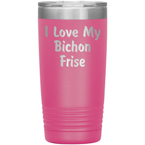 Love My Bichon Frise v4 - 20oz Insulated Tumbler