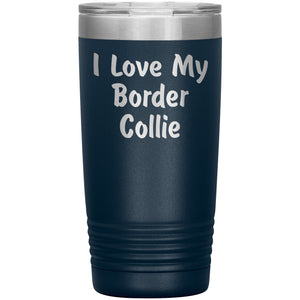 Love My Border Collie v4 - 20oz Insulated Tumbler