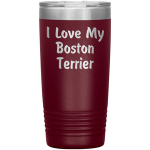 Love My Boston Terrier v4 - 20oz Insulated Tumbler