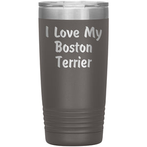 Love My Boston Terrier v4 - 20oz Insulated Tumbler