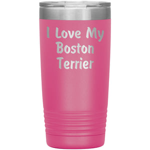 Love My Boston Terrier v4 - 20oz Insulated Tumbler