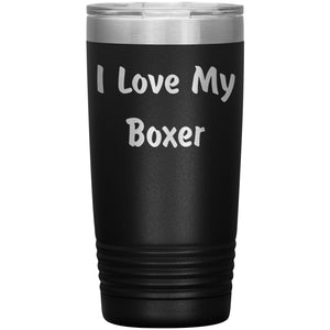 Love My Boxer v4 - 20oz Insulated Tumbler