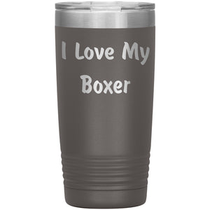 Love My Boxer v4 - 20oz Insulated Tumbler