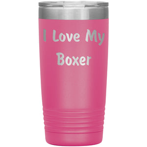 Love My Boxer v4 - 20oz Insulated Tumbler