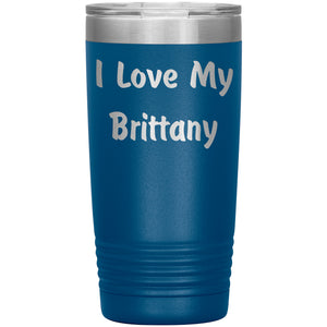 Love My Brittany v4 - 20oz Insulated Tumbler