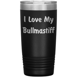 Love My Bullmastiff v4 - 20oz Insulated Tumbler