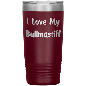 Love My Bullmastiff v4 - 20oz Insulated Tumbler