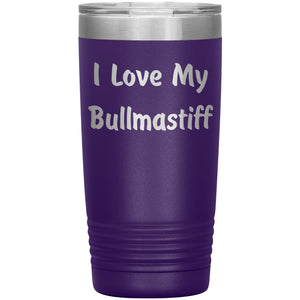 Love My Bullmastiff v4 - 20oz Insulated Tumbler