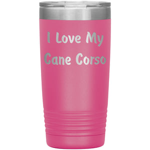Love My Cane Corso v4 - 20oz Insulated Tumbler