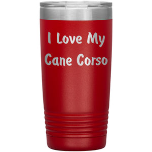 Love My Cane Corso v4 - 20oz Insulated Tumbler
