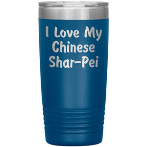 Love My Chinese Shar-Pei v4 - 20oz Insulated Tumbler