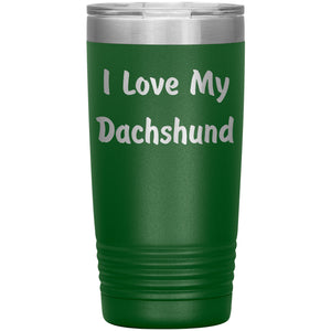 Love My Dachshund v4 - 20oz Insulated Tumbler