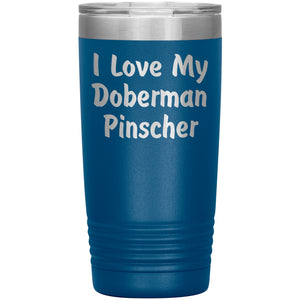 Love My Doberman Pinscher v4 - 20oz Insulated Tumbler