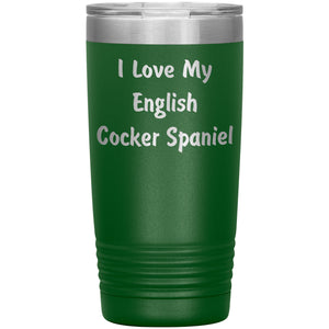 Love My English Cocker Spaniel v4 - 20oz Insulated Tumbler