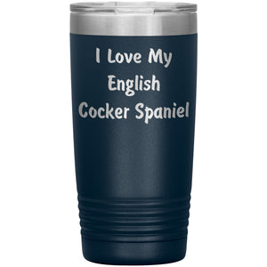 Love My English Cocker Spaniel v4 - 20oz Insulated Tumbler