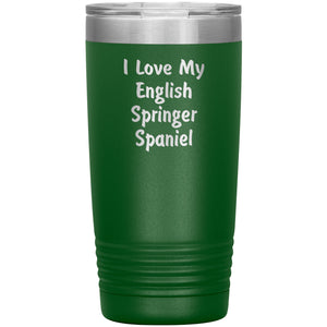 Love My English Springer Spaniel v4 - 20oz Insulated Tumbler