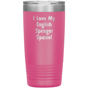 Love My English Springer Spaniel v4 - 20oz Insulated Tumbler