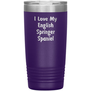 Love My English Springer Spaniel v4 - 20oz Insulated Tumbler