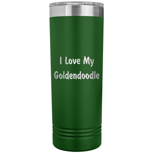Love My Goldendoodle v4 - 22oz Insulated Skinny Tumbler