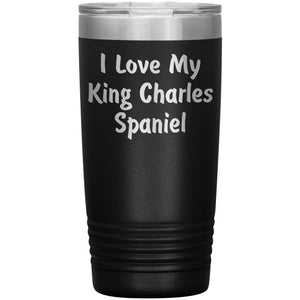 Love My King Charles Spaniel v4 - 20oz Insulated Tumbler