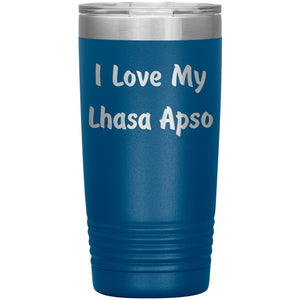 Love My Lhasa Apso v4 - 20oz Insulated Tumbler