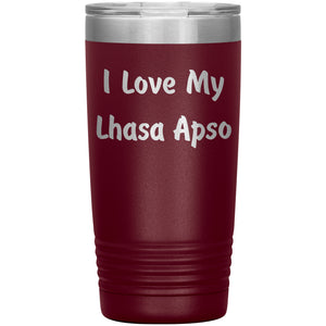 Love My Lhasa Apso v4 - 20oz Insulated Tumbler