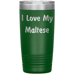 Love My Maltese v4 - 20oz Insulated Tumbler