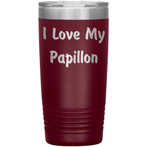 Love My Papillon v4 - 20oz Insulated Tumbler