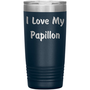 Love My Papillon v4 - 20oz Insulated Tumbler