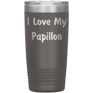 Love My Papillon v4 - 20oz Insulated Tumbler